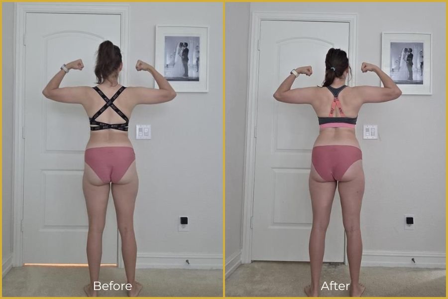 Reesie's transformation - From 1500 to 2000 calories